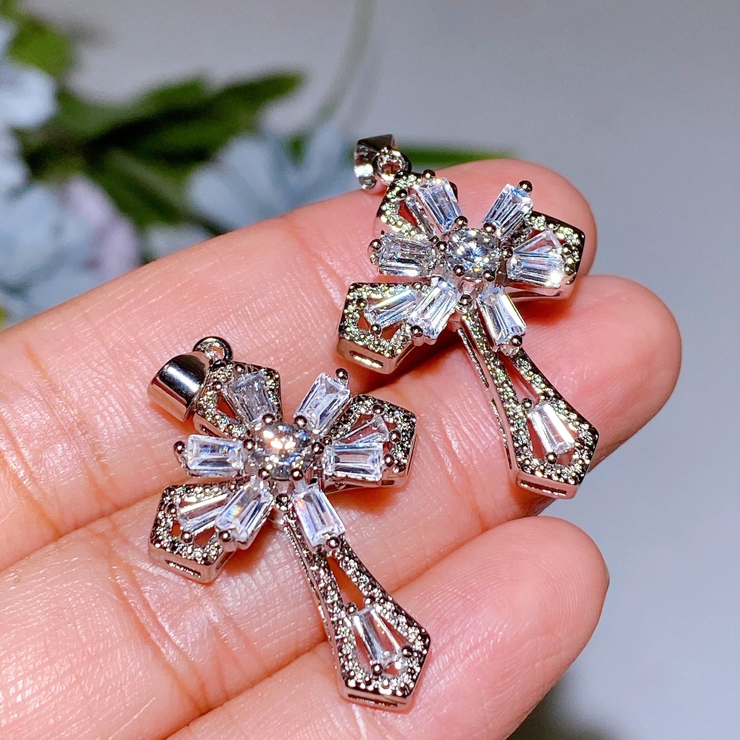 Cooper Silver Plated Pendant Crystal Healing Bulk Wholesale