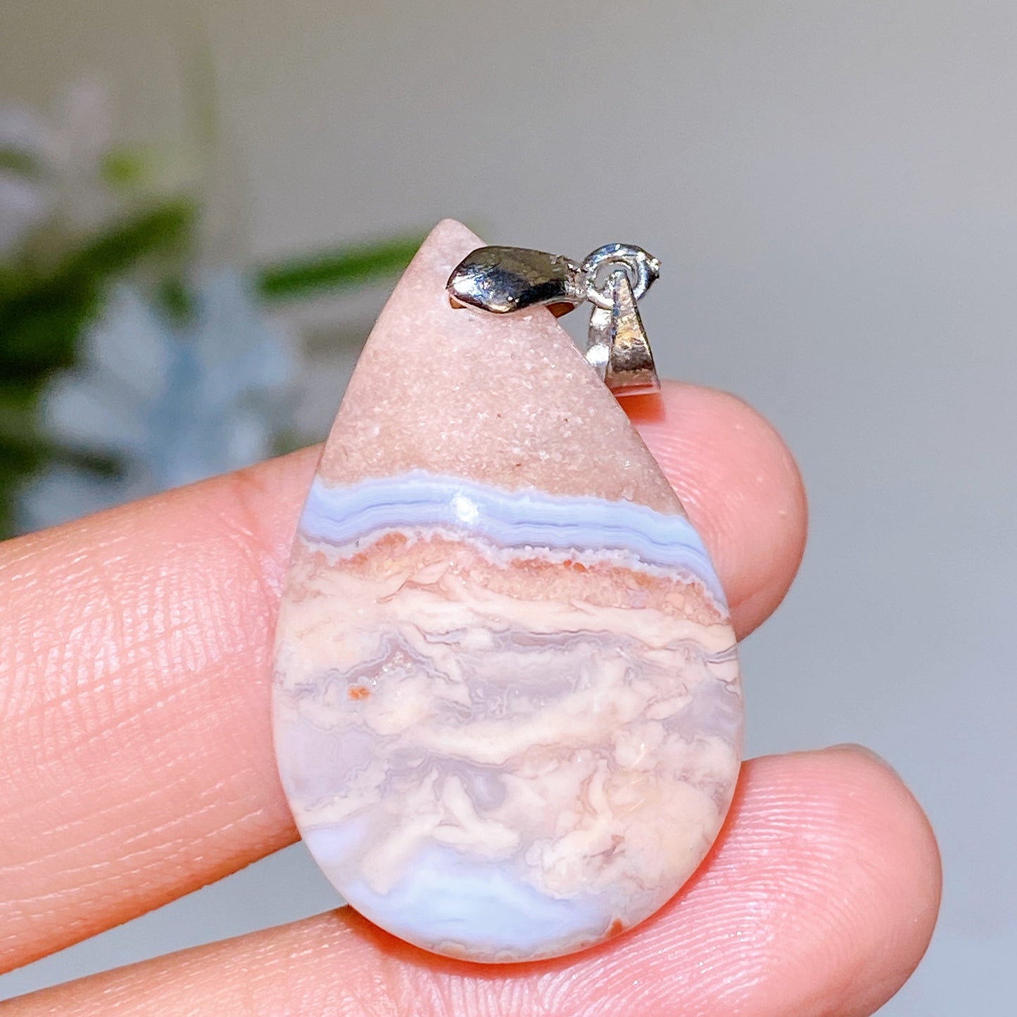 Cotton Candy Agate Pendant Crystal Healing Bulk Wholesale