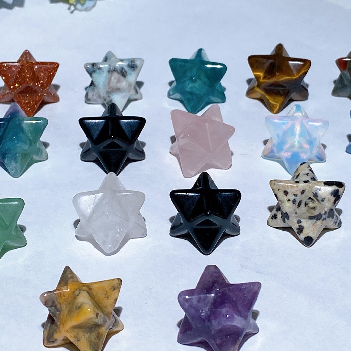 17mm Crystal Merkaba Carving Crystal Healing Bulk Wholesale