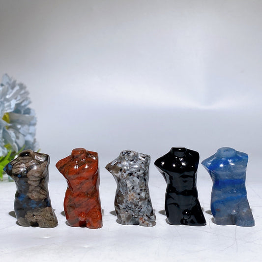 1.4" Crystal Men Model Carving Crystal Healing Bulk Wholesale