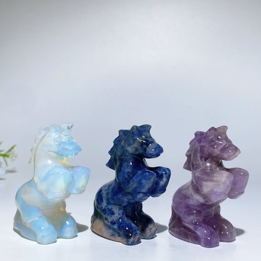 2.3" Crystal Horse Carving Crystal Healing Bulk Wholesale