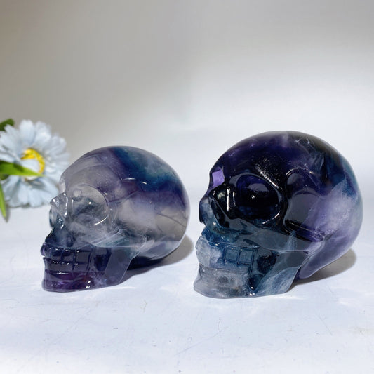 2.8"-3.5" Fluorite Skull Crystal Healing Bulk Wholesale
