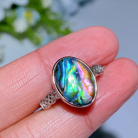 Cooper Silver Plated Crystal Ring Crystal Healing Bulk Wholesale