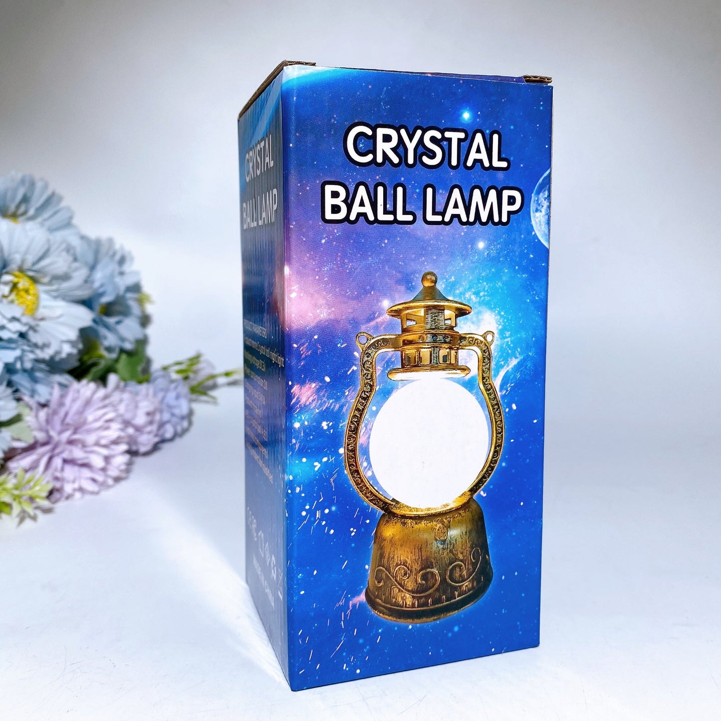 Crystal Ball Rotating Lamp Crystal Healing Bulk Wholesale