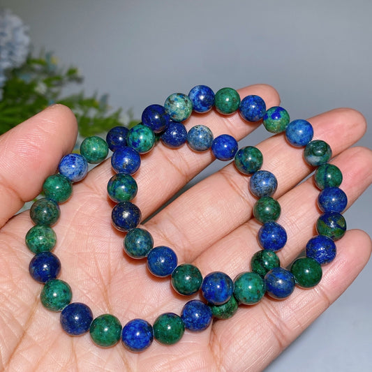 8mm Azurite Bracelet Crystal Healing Bulk Wholesale