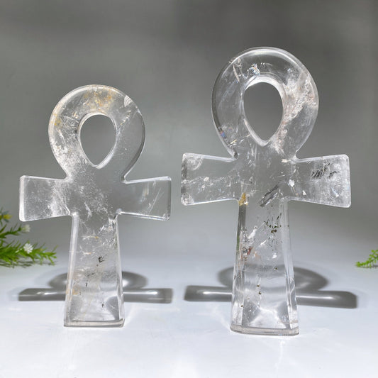 13-18cm Clear Quartz Anka Carving Crystal Healing Bulk Wholesale