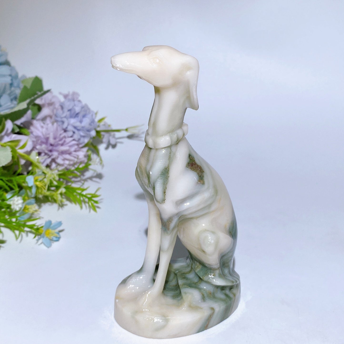 15cm Crystal Dog Carving Crystal Healing Bulk Wholesale