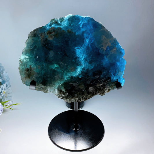 Large Unique Blue Fluorite Specimen Crystal Healing Bulk Wholesale
