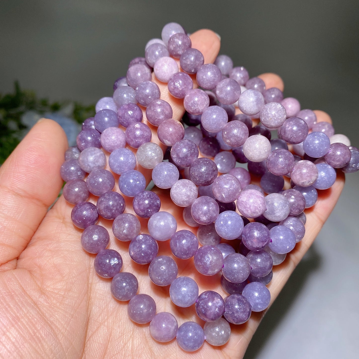 8mm Purple Mica Bracelet Wholesale Crystals