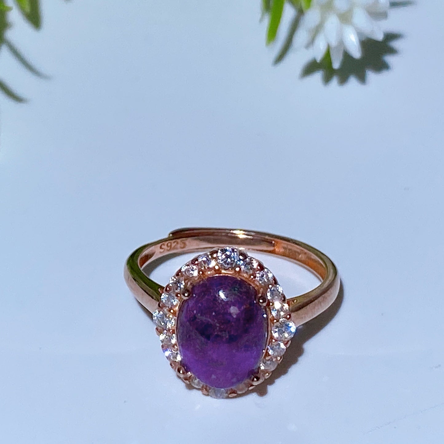 Sterling Silver Sugilite Ring Crystal Healing Bulk Wholesale