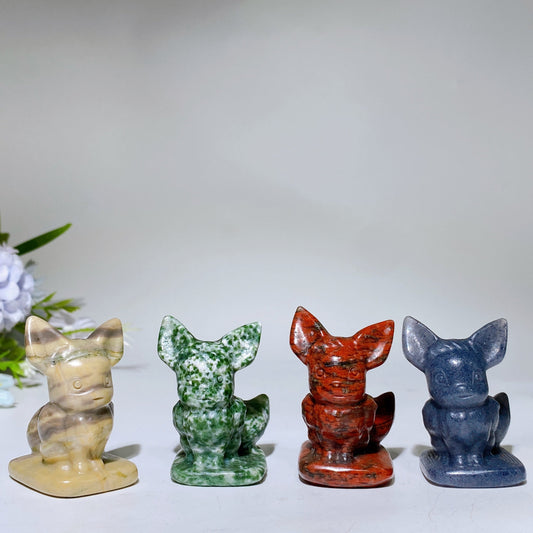 2.0" Crystal Eevee Carving Crystal Healing Bulk Wholesale