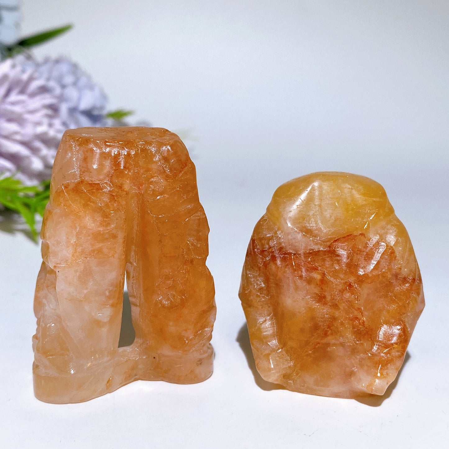 1.8"-2.1" Crystal Hoodie Pants Carving Crystal Healing Bulk Wholesale