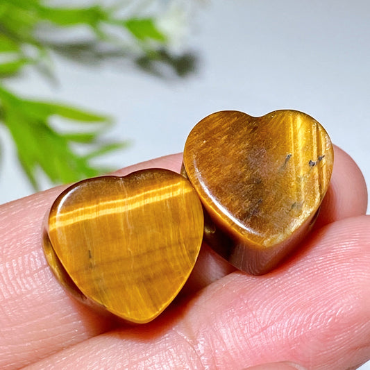 14mm Drilled Crystal Heart for Jewelry DIY Crystal Healing Bulk Wholesale