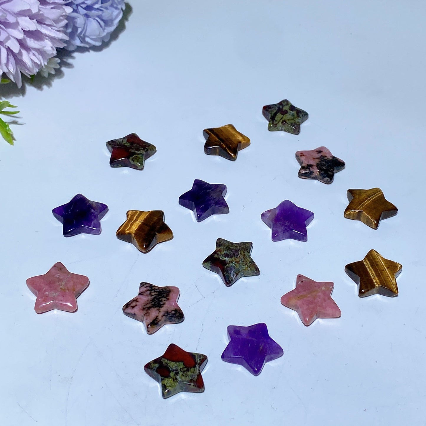 2cm Crystal Star Carving Crystal Healing Bulk Wholesale