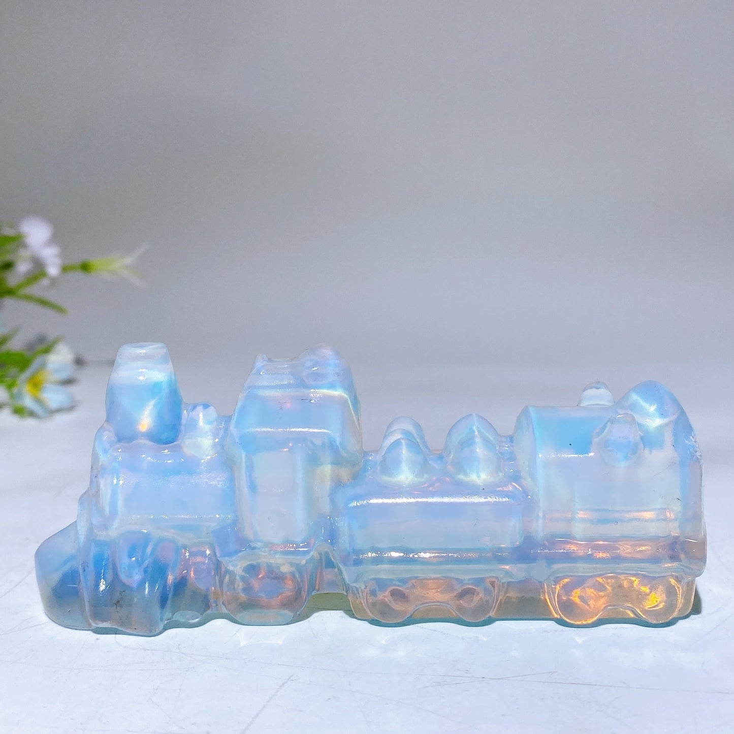 10cm Crystal Train Carving Crystal Healing Bulk Wholesale