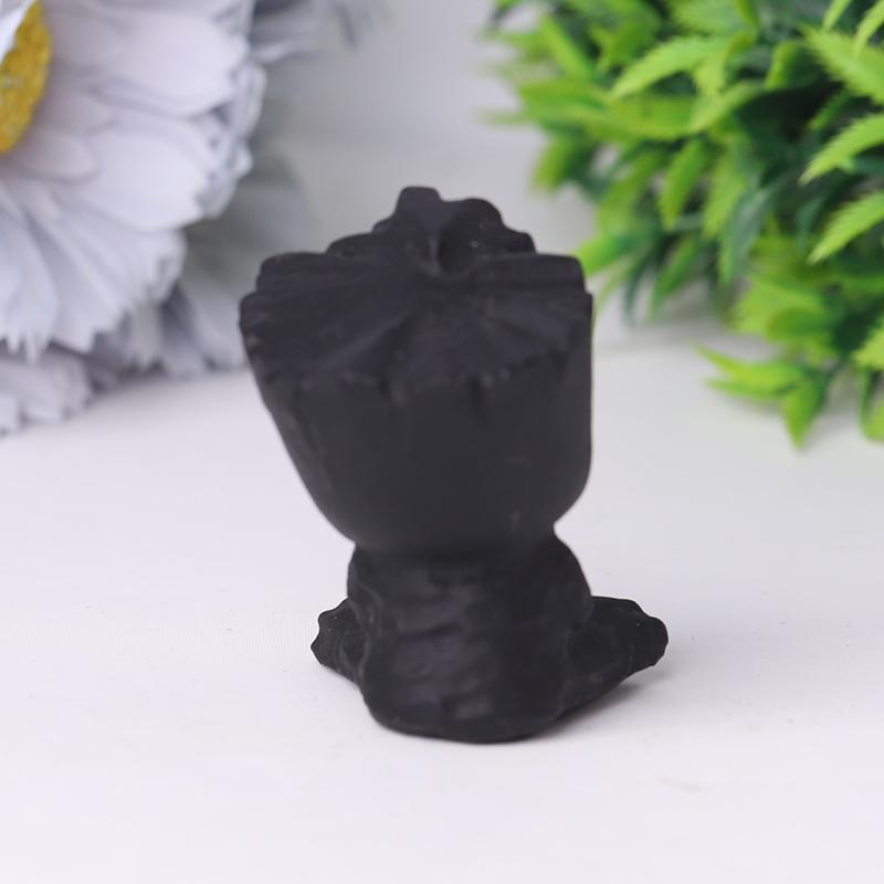 Black Obsidian Groot Crystal Carvings Wholesale Crystals