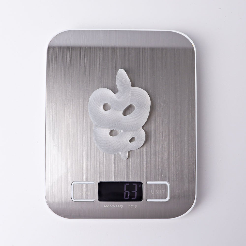 3.2" Selenite Snake Crystal Carvings Wholesale Crystals