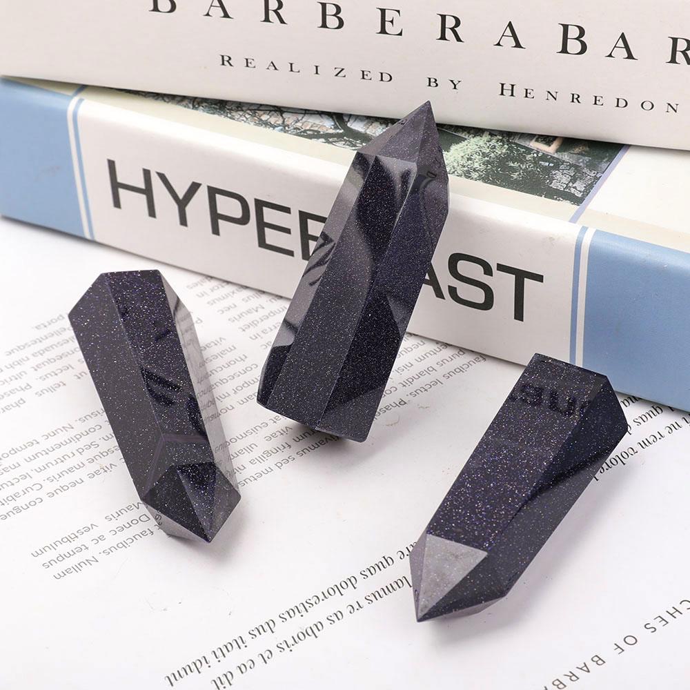 Blue Sandstone Crystal Points Wholesale Crystals