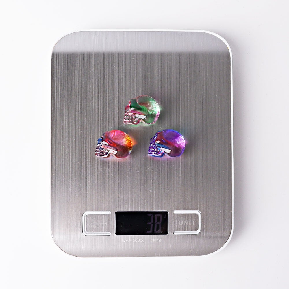 1" Aura Skull Angel Crystal Carvings (Random sending color) Wholesale Crystals