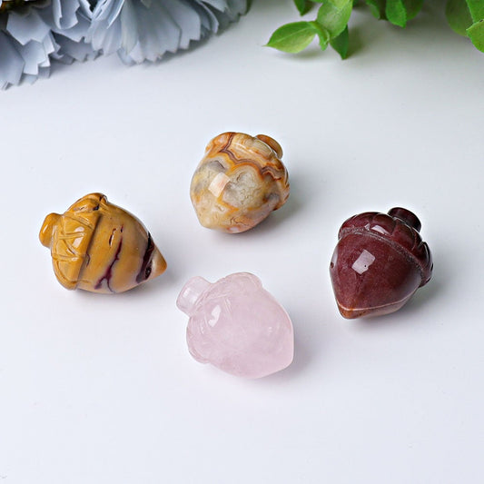 1" Hazelnut Crystal Carvings Wholesale Crystals