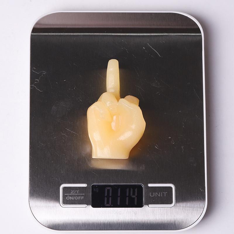 3" Yellow Jade Hand Crystal Carvings Wholesale Crystals