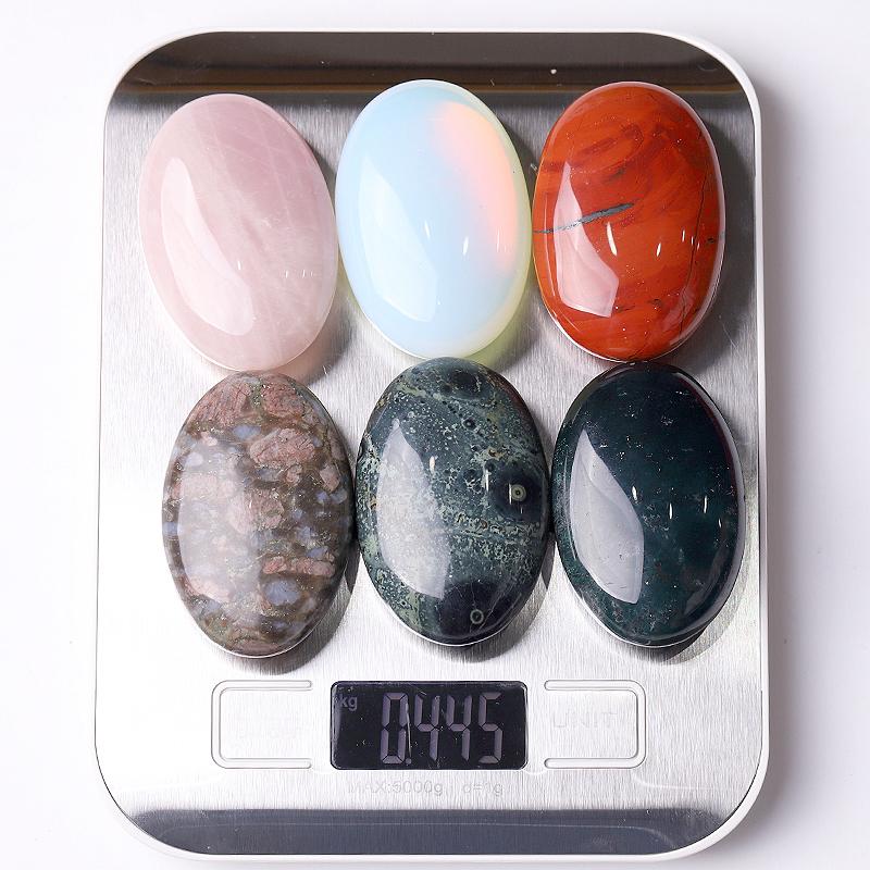 1.5*2.3" Crystal Tumbles Palm stones Wholesale Crystals