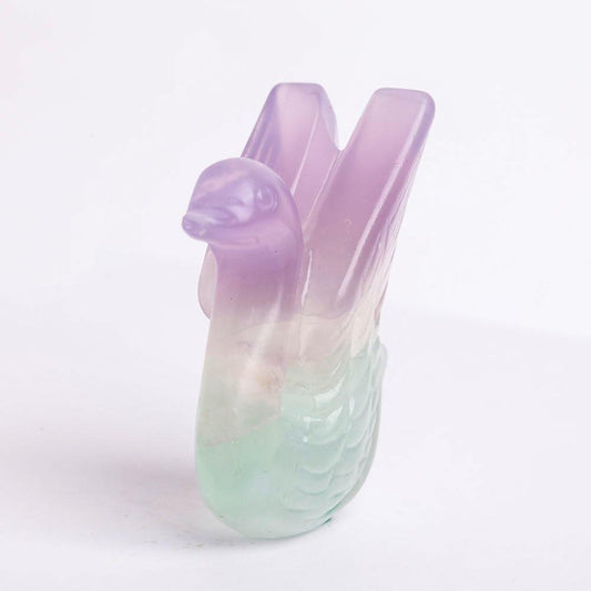 Mini Fluorite Animal Figurine Crystal Carvings Wholesale Crystals