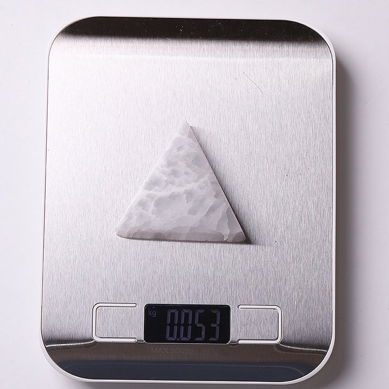 2" Triangle Selenite Slab Crystal Charging Plate Wholesale Crystals