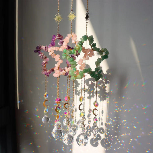 11cm Crystal Suncatcher Hanging Ornament for Home Decor Bulk Wholesale Wholesale Crystals