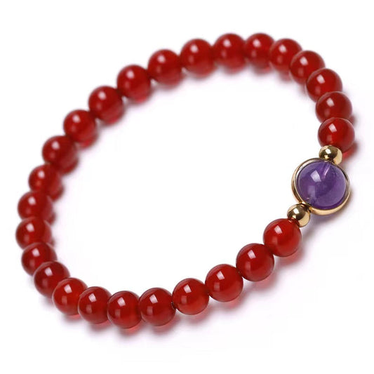6mm Carnelian New Design Crystal Bracelet Bulk Wholesale Wholesale Crystals