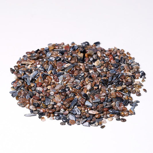 0.1kg 5-7mm Natural Petersite Jasper Chips Crystal Chips for Decoration Wholesale Crystals