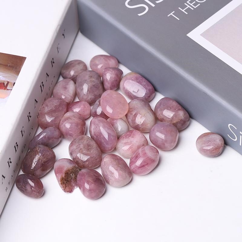 0.1kg 20-30cm Purple Rose Quartz Tumbles Wholesale Crystals
