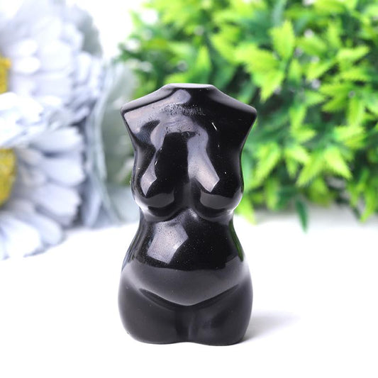 3" Black Obsidian Crystal Model Carving Wholesale Crystals