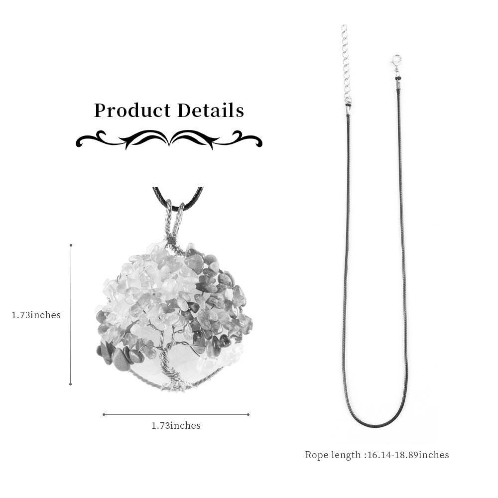 Tree of Life Copper Wire Wrapped Pendant Wholesale Crystals