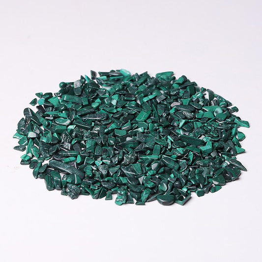 0.1kg 5-7mm Natural Malachite Chips Crystal Chips for Decoration Wholesale Crystals