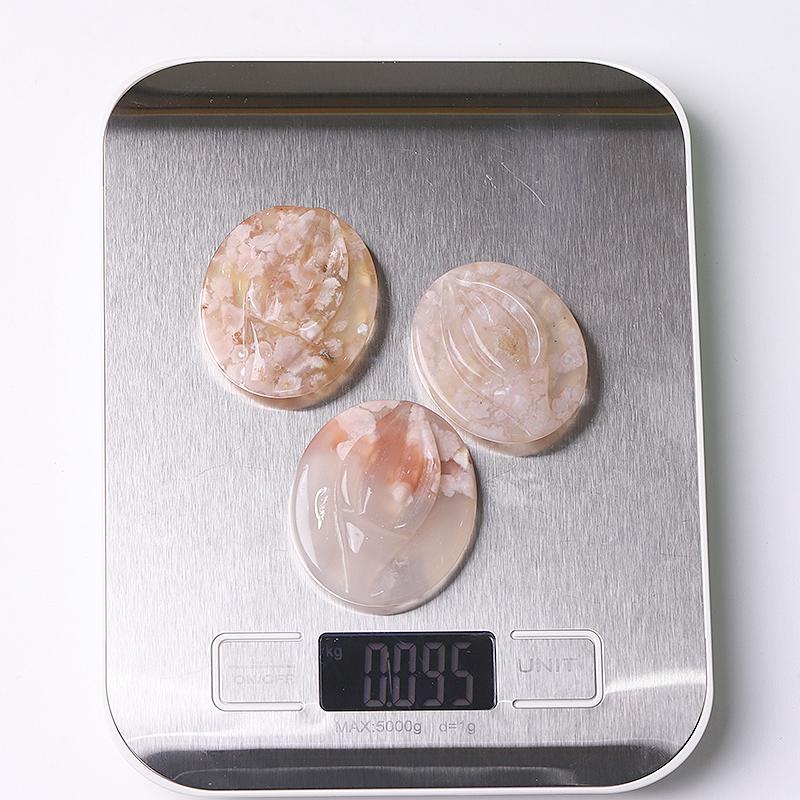 1.5" Flower Agate Crystal Carvings Wholesale Crystals