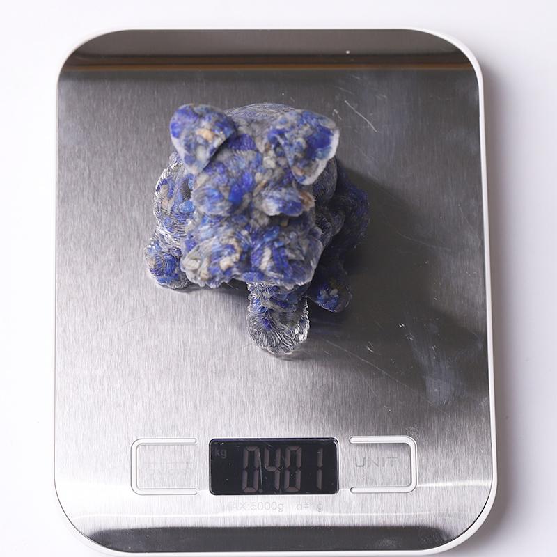 4.2" Crystal Chips Resin Schnauzer Carving for Decoration Wholesale Crystals