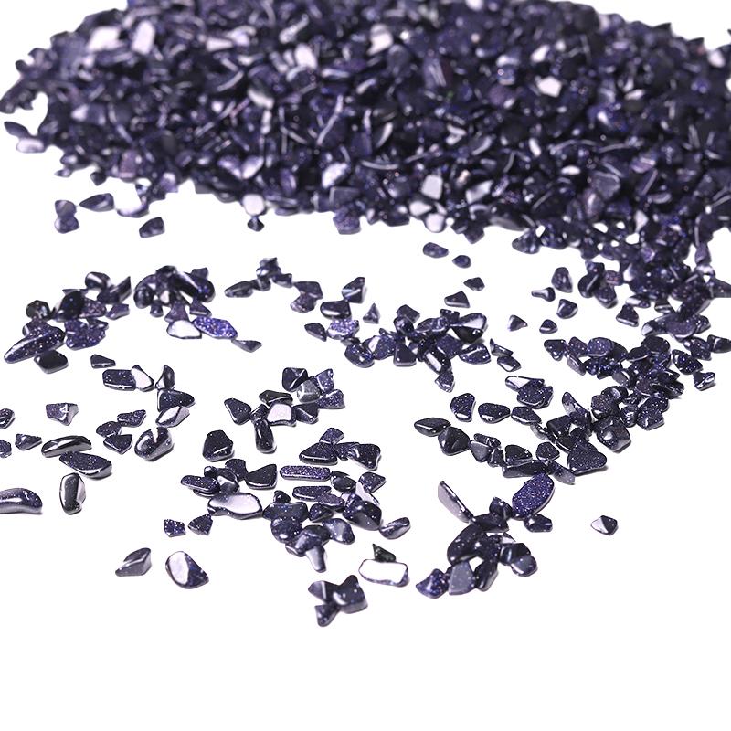 0.1kg Blue Sandstone Chips for Decoration Wholesale Crystals