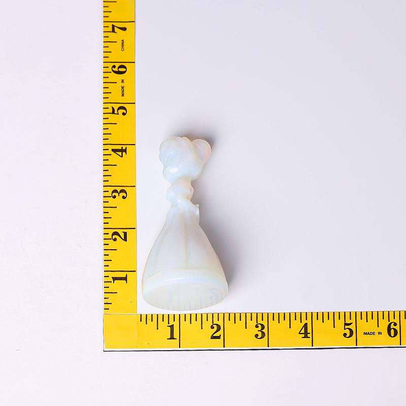 4" Wholesale Opalite Princess Carvings for Decoration Wholesale Crystals