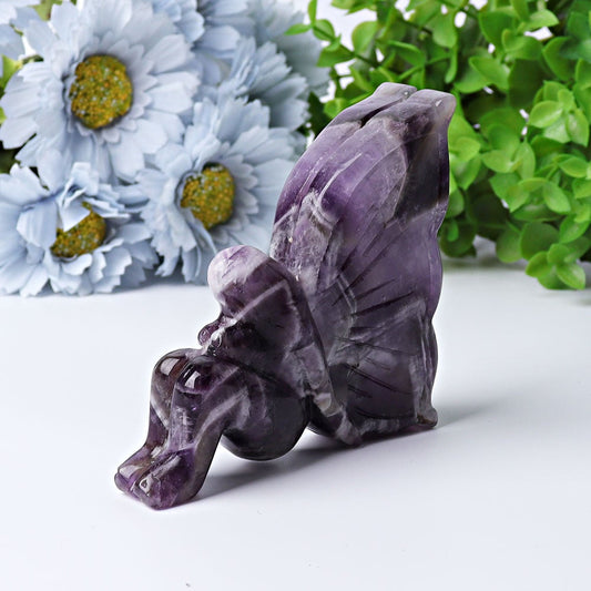3.5" Dream Amethyst Fairy Crystal Carvings Wholesale Crystals