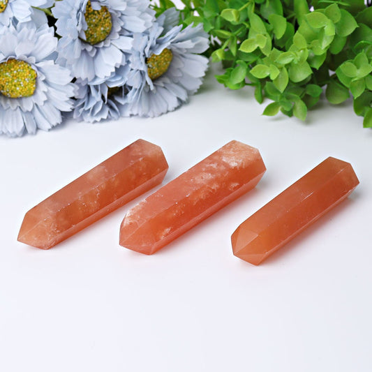 3"-4" Honey Calcite Crystal Points Wholesale Crystals