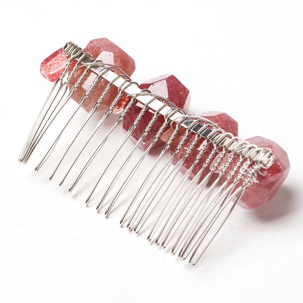 Strawberry Quartz Crystal Crown Comb Wholesale Crystals