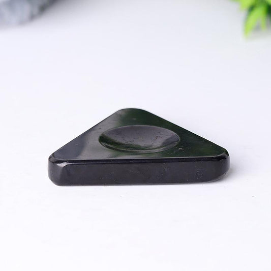2" Shungite Sphere Holder-Triangle Wholesale Crystals