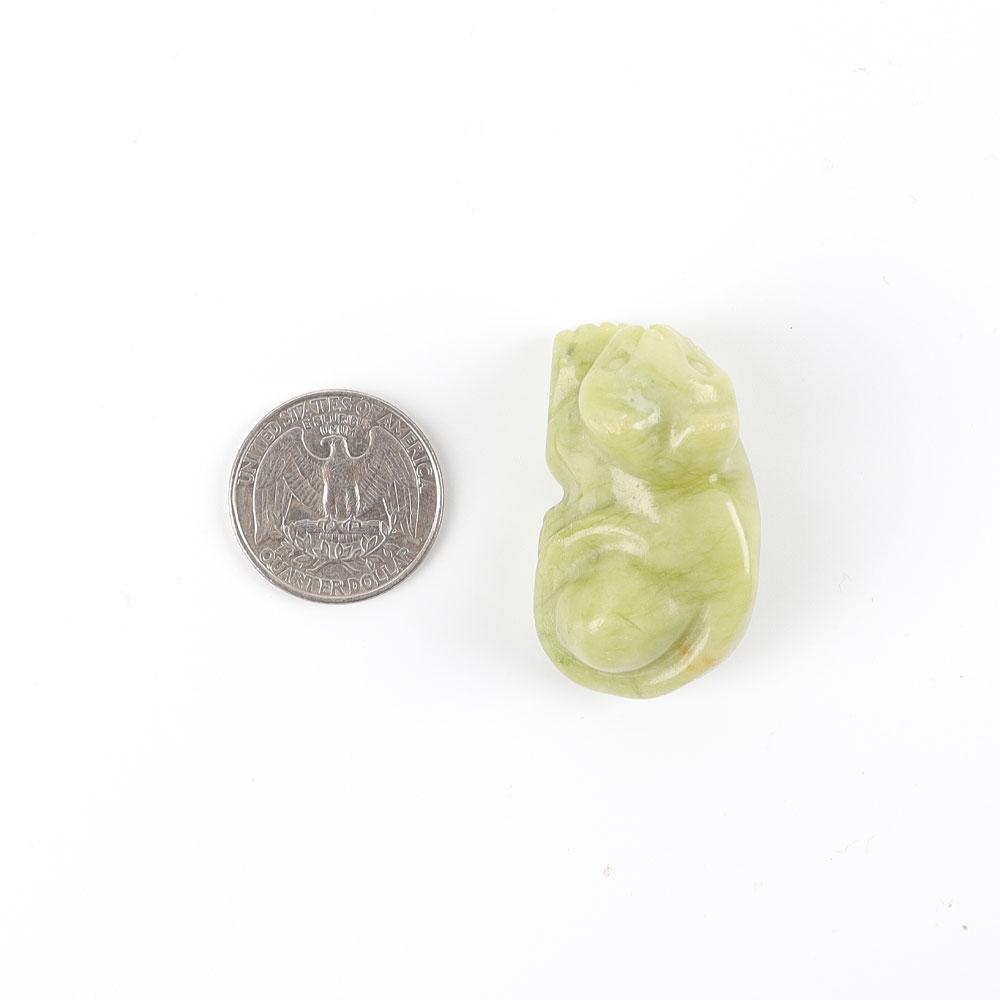 Serpentine Crystal Carving Cat 1.5" Wholesale Crystals