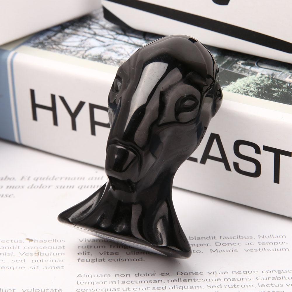Black Obsidian Alien Carvings Wholesale Crystals
