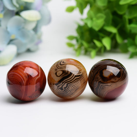 1.5"-1.7" Black Sardonyx Sphere Bulk Wholesale Wholesale Crystals