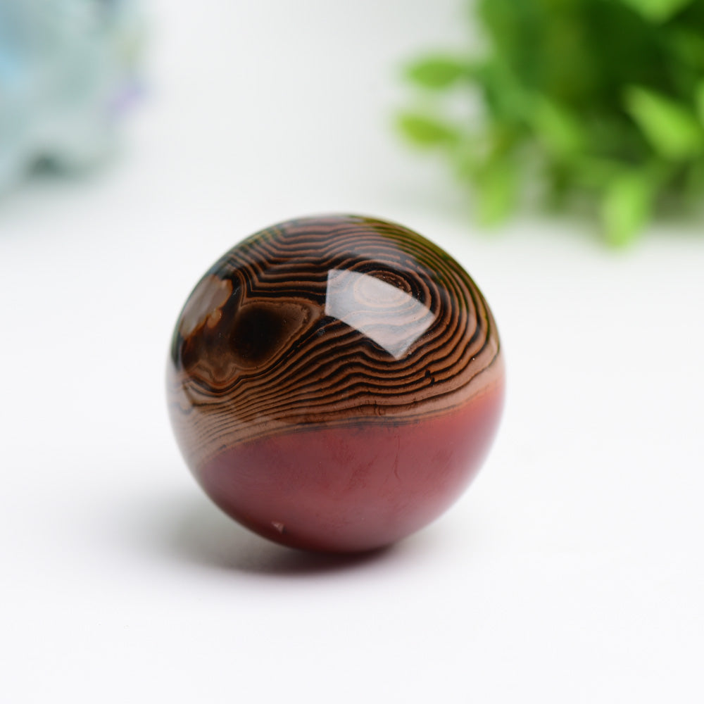 1.5"-1.7" Black Sardonyx Sphere Bulk Wholesale Wholesale Crystals