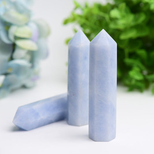 2.5"-4.5" Celestite Points Bulk Wholesale Wholesale Crystals