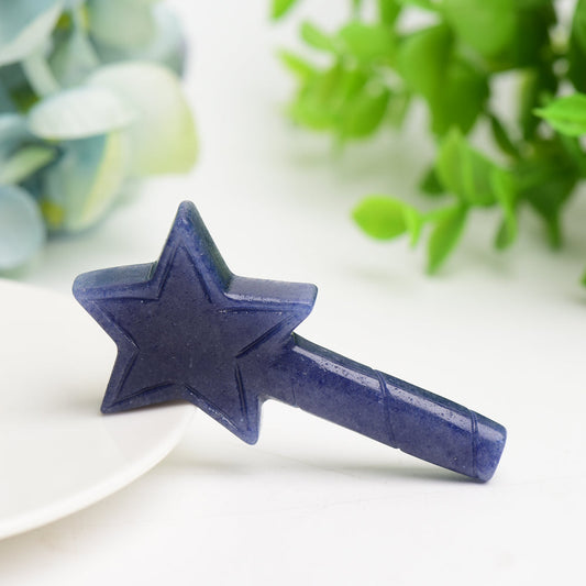2.7" Star Magic Wand Crystal Carving Bulk Wholesale Wholesale Crystals