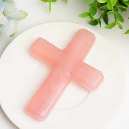 4.0" Mixed Crystal Cross Carving Bulk Wholesale Wholesale Crystals